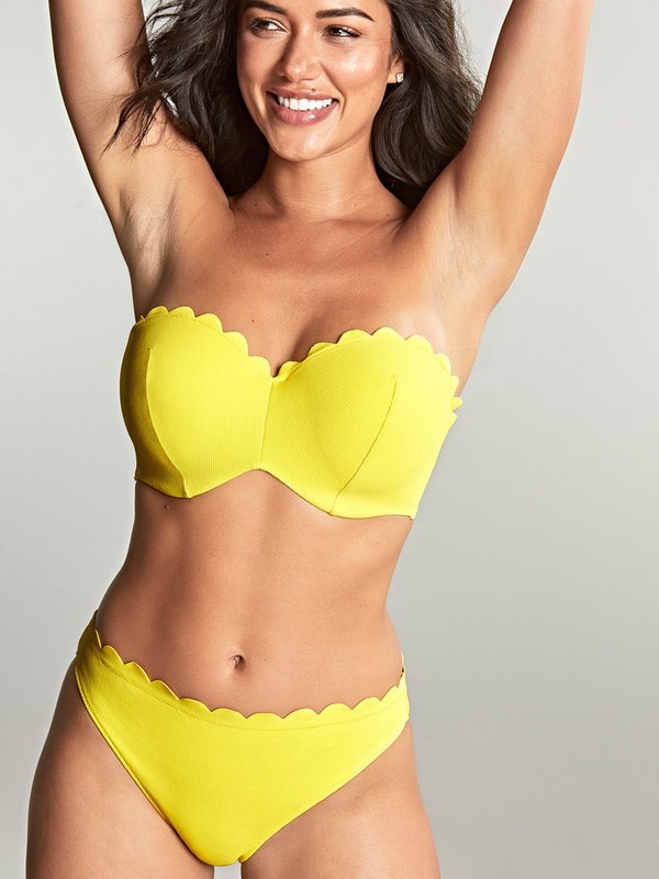 Panache Poppy keltainen bikinien yläosa muunneltavilla olkaimilla
